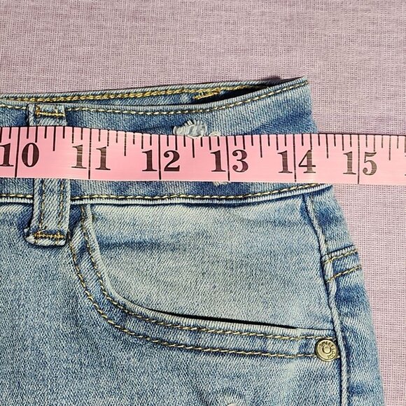 Prettie Baddie distressed raw hem jeans - Picture 8 of 11